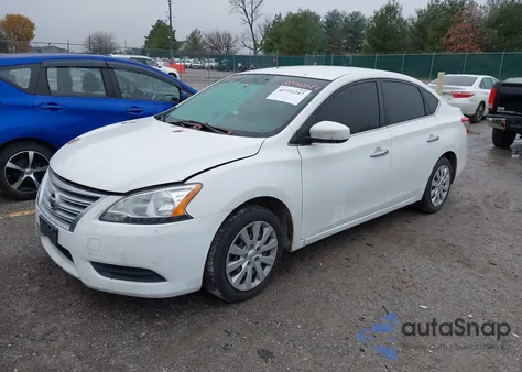 2015 Nissan Sentra Fe+ S/S/Sl/Sr/Sv z USA, uszkodzony, nr VIN 3N1AB7AP1FL656015